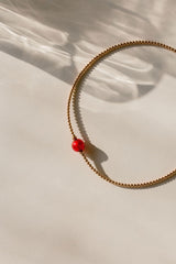 Tango-Halskette – Roter Murano
