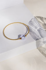 Milonga-Armband - Murano-Lavendel
