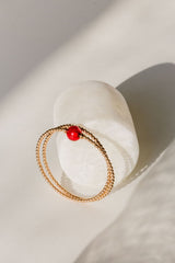 Tango-Armband - Rotes Murano