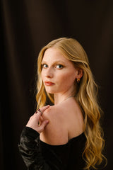 Bague femme Swiss made avec Murano Pourpre