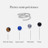 Bague Tango - Hématite