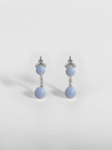 Liliflo_Bijoux modulables Swiss made_Boucles d’oreilles_Pierre semi-précieuse_Calcédoine