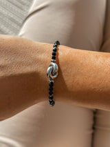Limbo-Armband – Halbedelsteine – Eternity Link aus Stahl