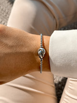 Tango-Armband – Zierverschluss Eternité Edelstahl
