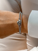 Tango-Armband – Zierverschluss Eternité Edelstahl