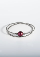 Bracelet Twist - Murano Pourpre