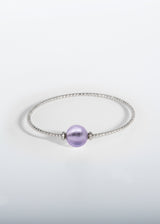 Milonga-Armband - Murano-Lavendel