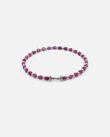 Liliflo - Bijoux modulables Swiss made - Collection Constellation - Bracelet Acier Rubis