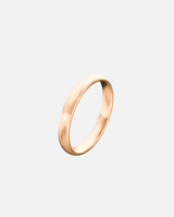 Liliflo - Bijoux Swiss made - Alliance homme Dune or rose 18 carats 3,5 mm - effet poli