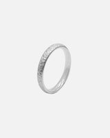 Bague Dune 2.5 mm Martelée - Homme