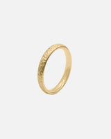 Bague Dune 2.5 mm Martelée - Homme