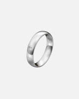 Alliance femme 3 diamants or gris Horizon 4,5 mm