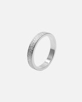 Bague Zéphyr 3.5 mm Martelée - Homme