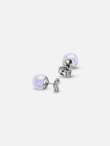 Boucles d'oreilles Anaïs - Murano Lavande