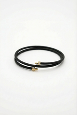 Bracelet Noir Absolu - Diamants