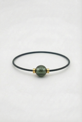 Bracelet Noir Absolu - Classique - Lien Murano Tahiti
