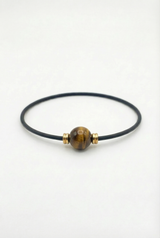 Armband Noir Absolu – Klassisch – Zierverschluss Tigerauge