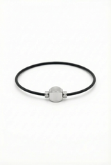 Bracelet Noir Absolu - Diamants - Lien Illusion