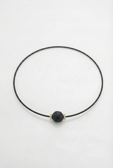 Collier Noir Absolu - Diamants - Lien Lave