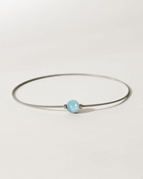 Collier Twist - Aigue-marine