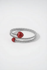 Décor interchangeable - Coeur Murano rouge