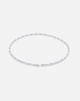 Liliflo - Bijoux modulable Swiss made - Collier femme couleur acier en pierre Calcédoine - fermoir interchangeable Pierre Calcédoine