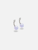 Boucles d'oreilles Karine - Murano Lavande