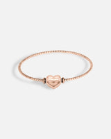 Liliflo - Bijoux modulables Swiss made - Lien Coeur interchangeable Acier Rosé