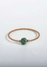 Liliflo_bracelet de couleur naturel interchageable femme avec une pierre aventurine.