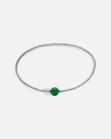 Liliflo, marque de bijoux Suisse : Collier 
 interchangeable Tango Naturel - pierre semi-précieuse  Jade de Malaisie