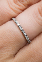 Bague Evidence demi-sertie