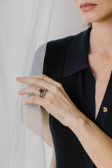 Bague Tango - Hématite