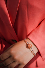 Bracelet Traviata Pierre de Lune Pamplemousse