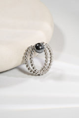 Bague Tango - Hématite