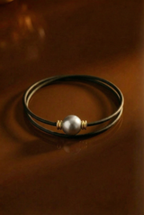 Armband Noir Absolu - Klassisch - Zierverschluss Tahiti-Perle