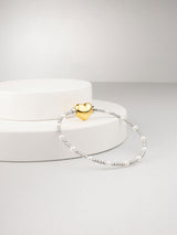 Traviata Cumingii Perlenarmband - Herzglied