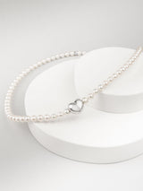 Collier Boléro Perles Acier - Lien Coeur