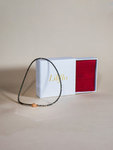 Liliflo_bijoux interchangeable Swiss made_Collier en pyrite avec notre Lien interchangeable Illusion_idée cadeau Noel