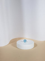 Liliflo - marque de bijoux interchangeable Swiss made - Pierre semi-précieuse aigue-marine - idée de cadeau Noel