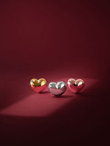 Liliflo-Bijoux-interchangeables Swiss made - Liens coeurs  interchangeables en acier, acier rosé, acier doré