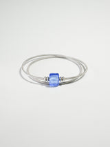 Bracelet Twist - Murano Cube Neptune