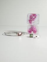 Murano cube Pourpre light