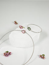 Murano cube Pourpre light