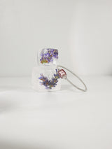 Murano cube Pourpre light