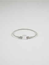 Bracelet Twist - Murano Cube Cristal