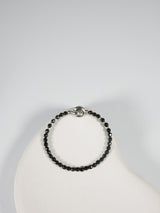Limbo-Armband – Halbedelsteine – Eternity Link aus Stahl