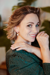 Boucles d'oreilles Karine - Howlite