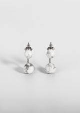 Boucles d'oreilles Karine - Howlite