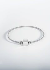 Liliflo, marque de bijoux Suisse : Bracelet Twist - lien en couleur naturel à graver