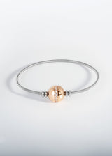 Liliflo - Bracelet Twist Eclat - Sphère de zircons rose